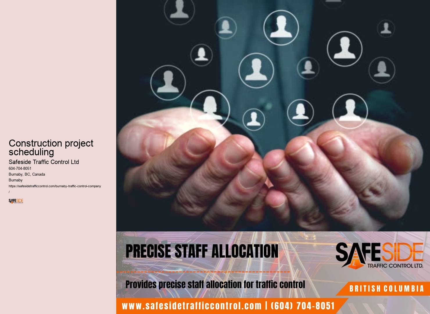 Integrated traffic control planning services Burnaby