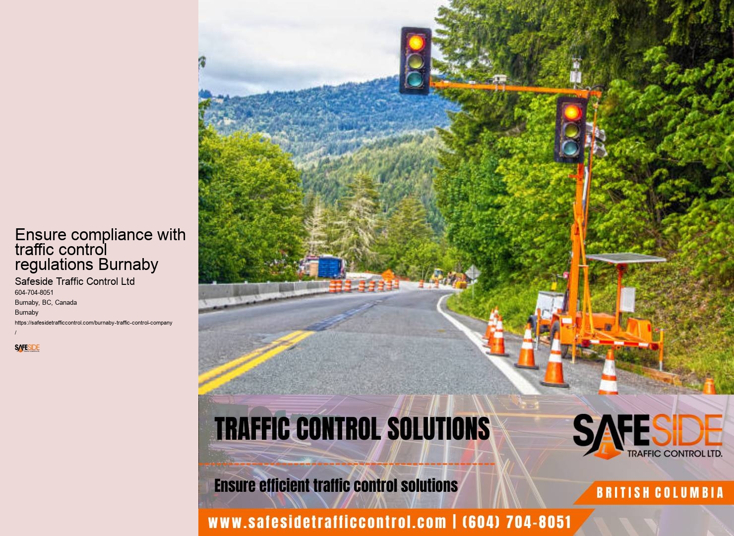 Smooth traffic flow solutions Burnaby