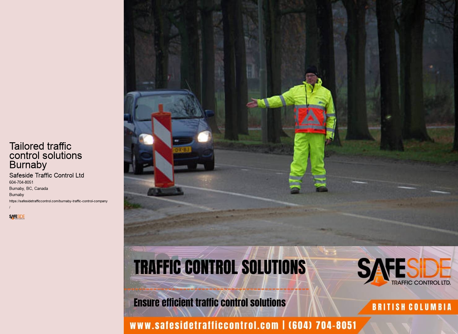 LED traffic signs installation Burnaby