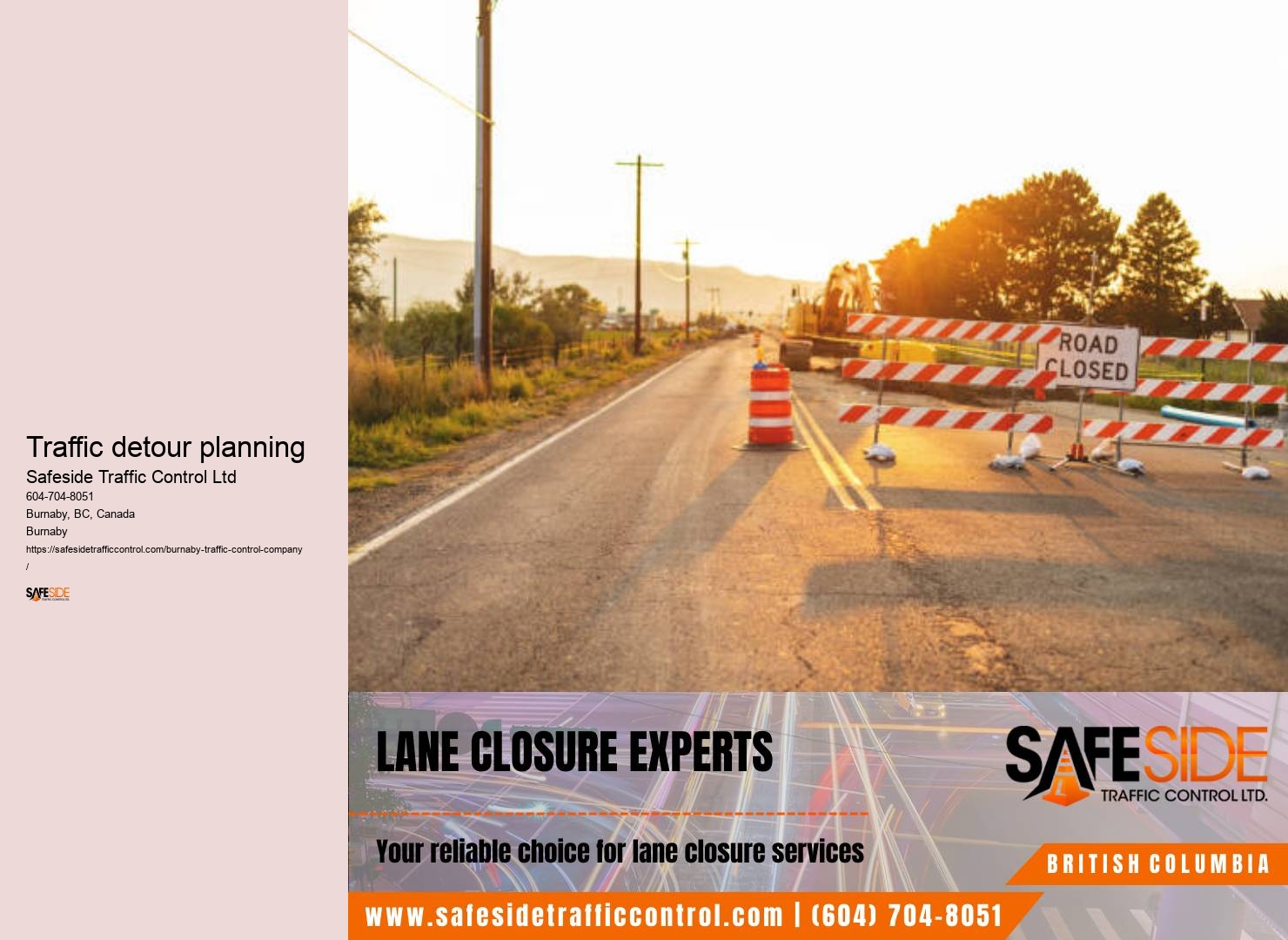 High-quality traffic control equipment Burnaby