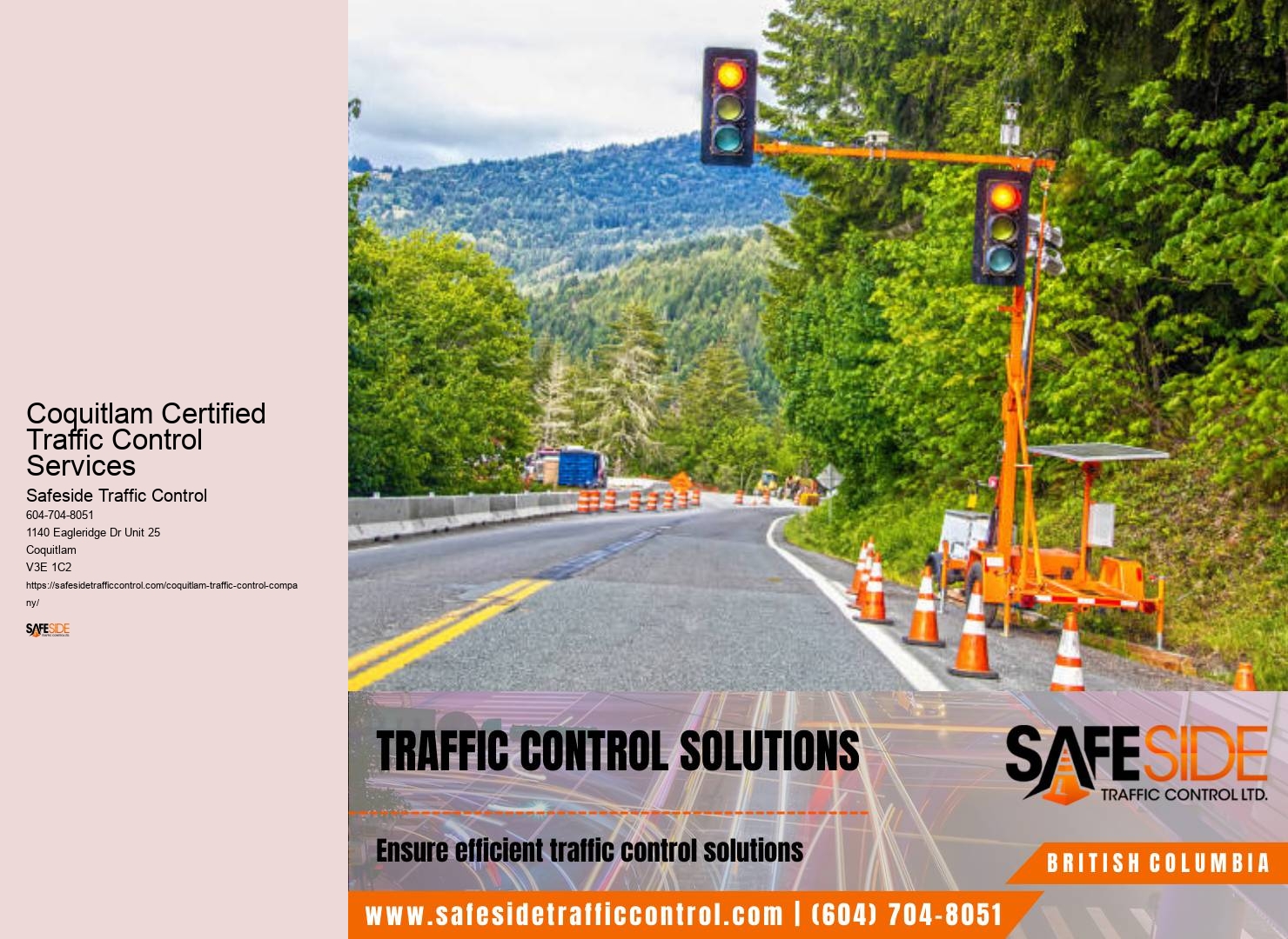 Coquitlam Certified Traffic Control Services Traffic Flagging Professionals