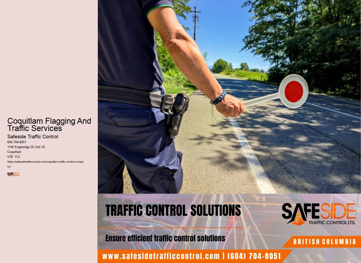 Coquitlam Flagging And Traffic Services Emergency Traffic Control