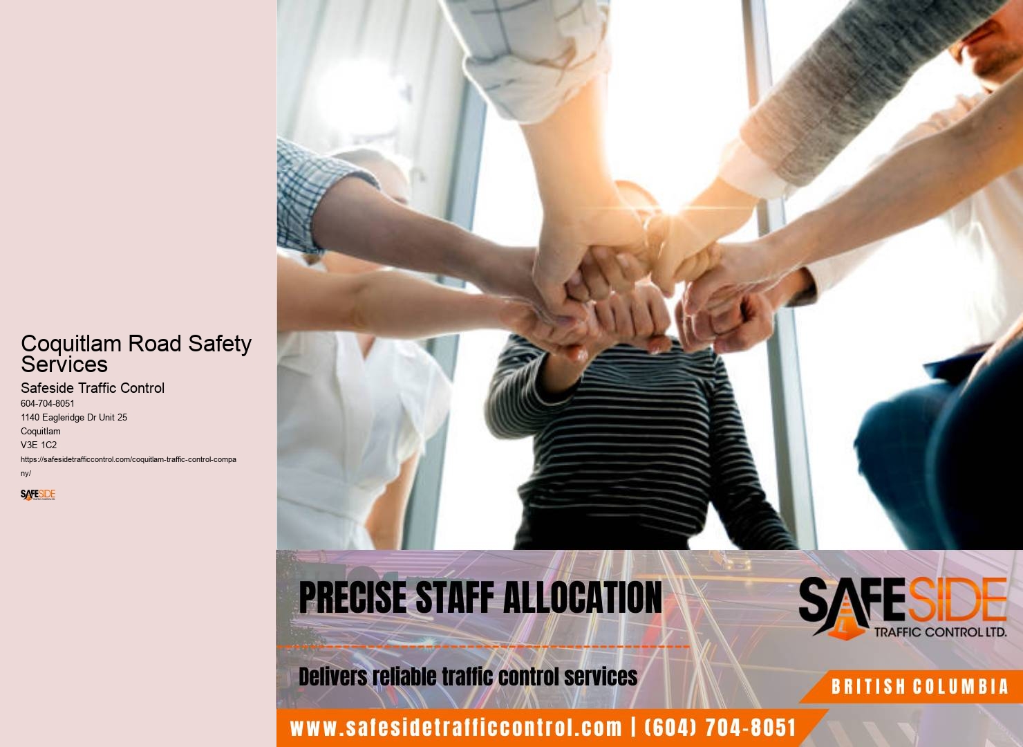 Traffic Management Services Coquitlam Road Safety Services