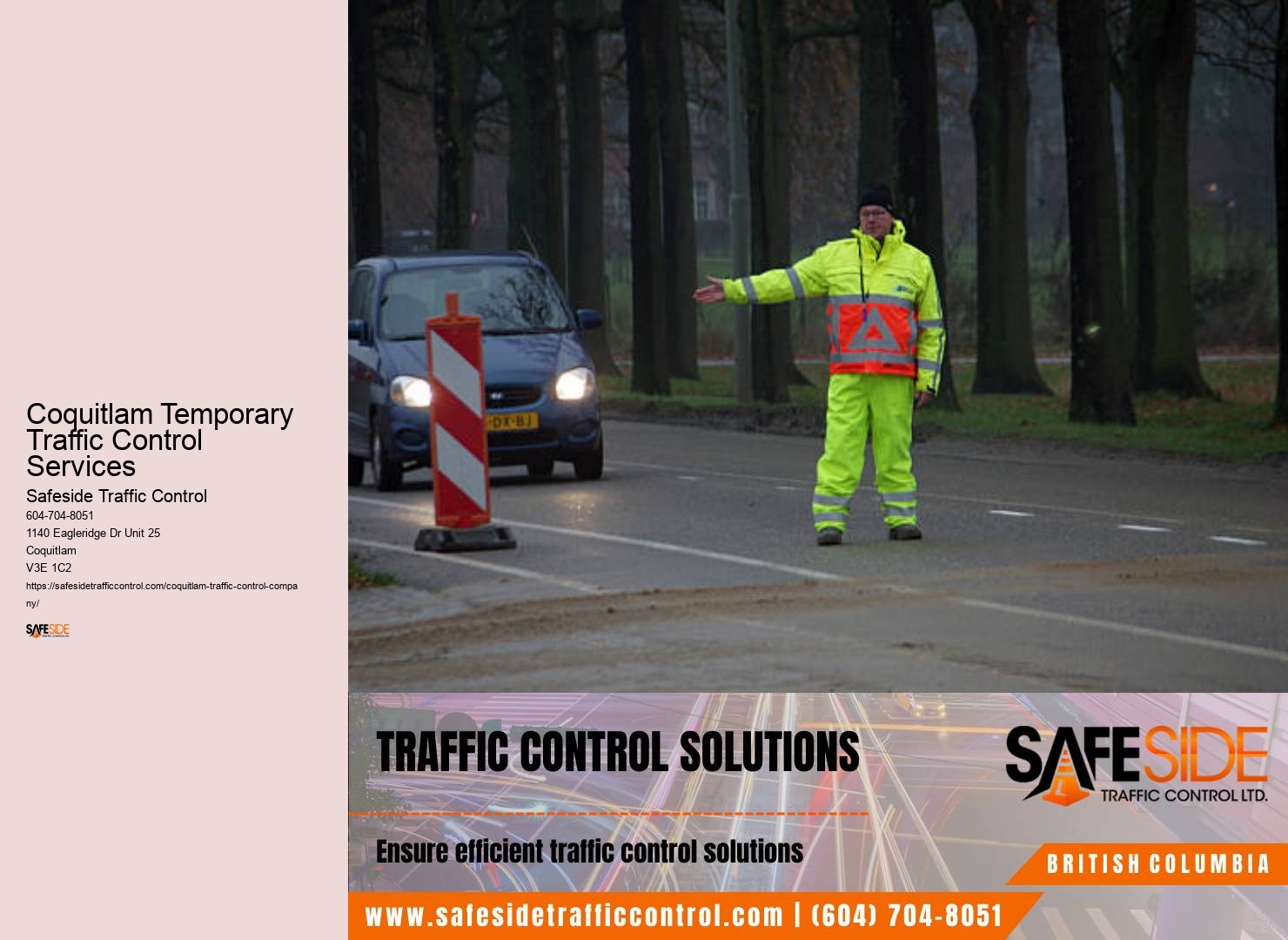 Coquitlam Temporary Traffic Control Services Traffic Control Project