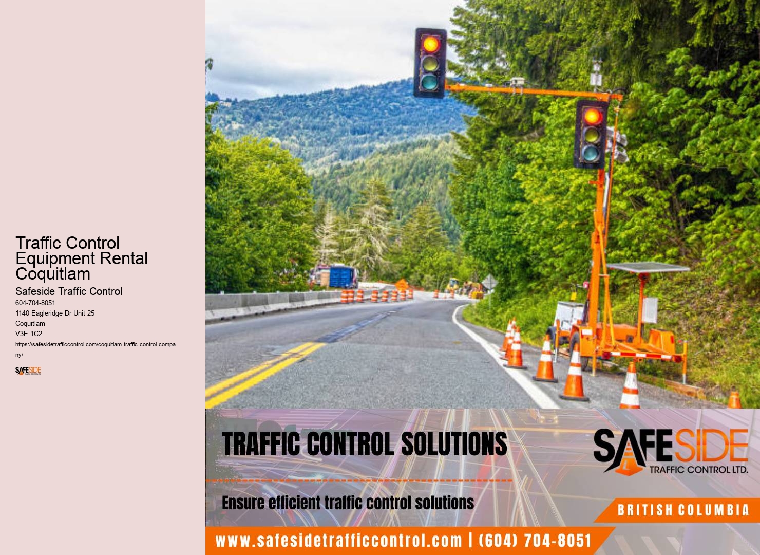 Road Flagging Services Traffic Control Equipment Rental Coquitlam BC
