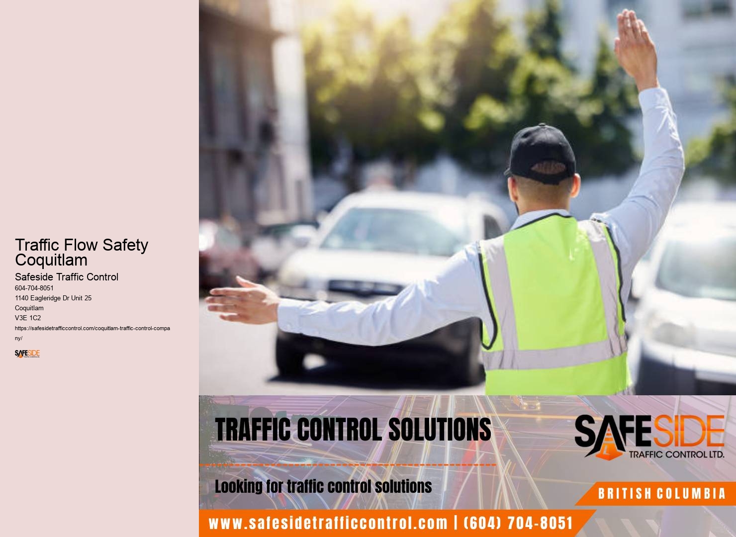 Traffic Flow Safety Coquitlam Road Traffic Flow Services