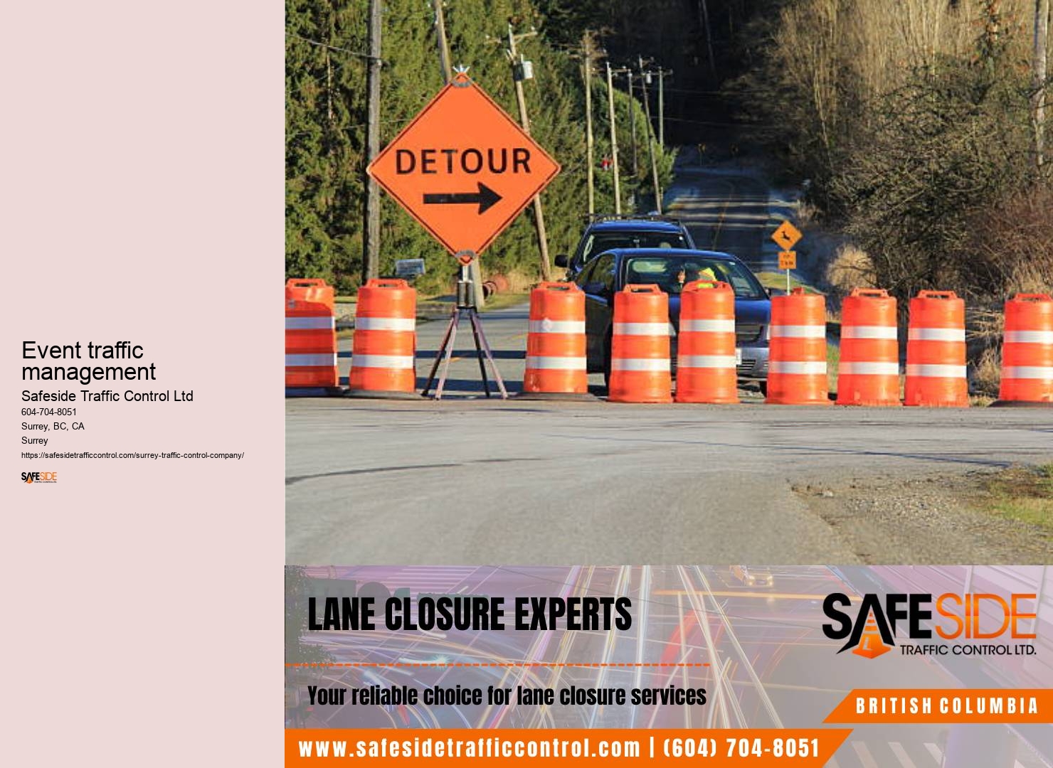 Traffic flow management Surrey