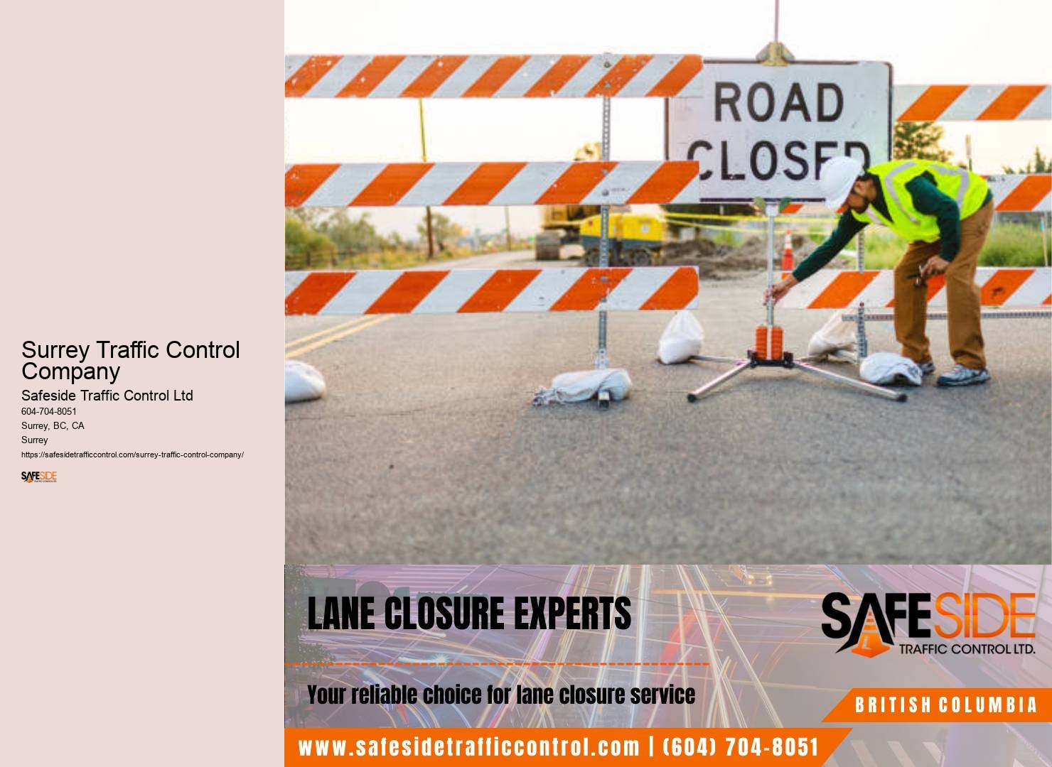 Surrey traffic coordination company