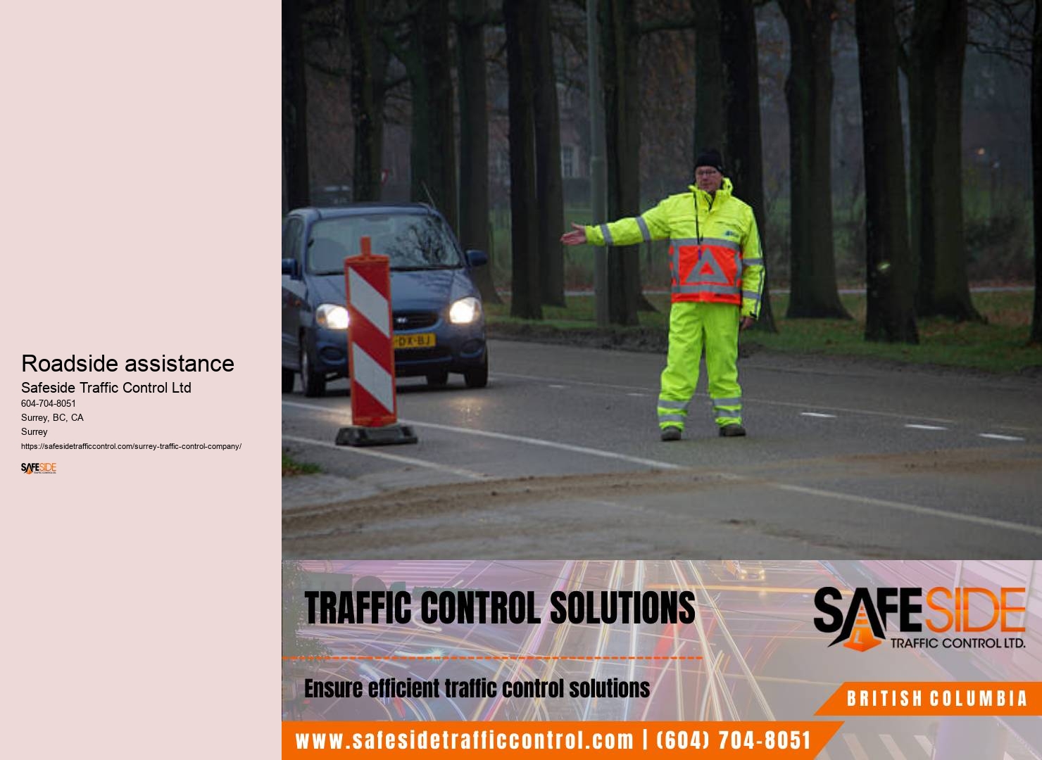 Surrey traffic control signage providers