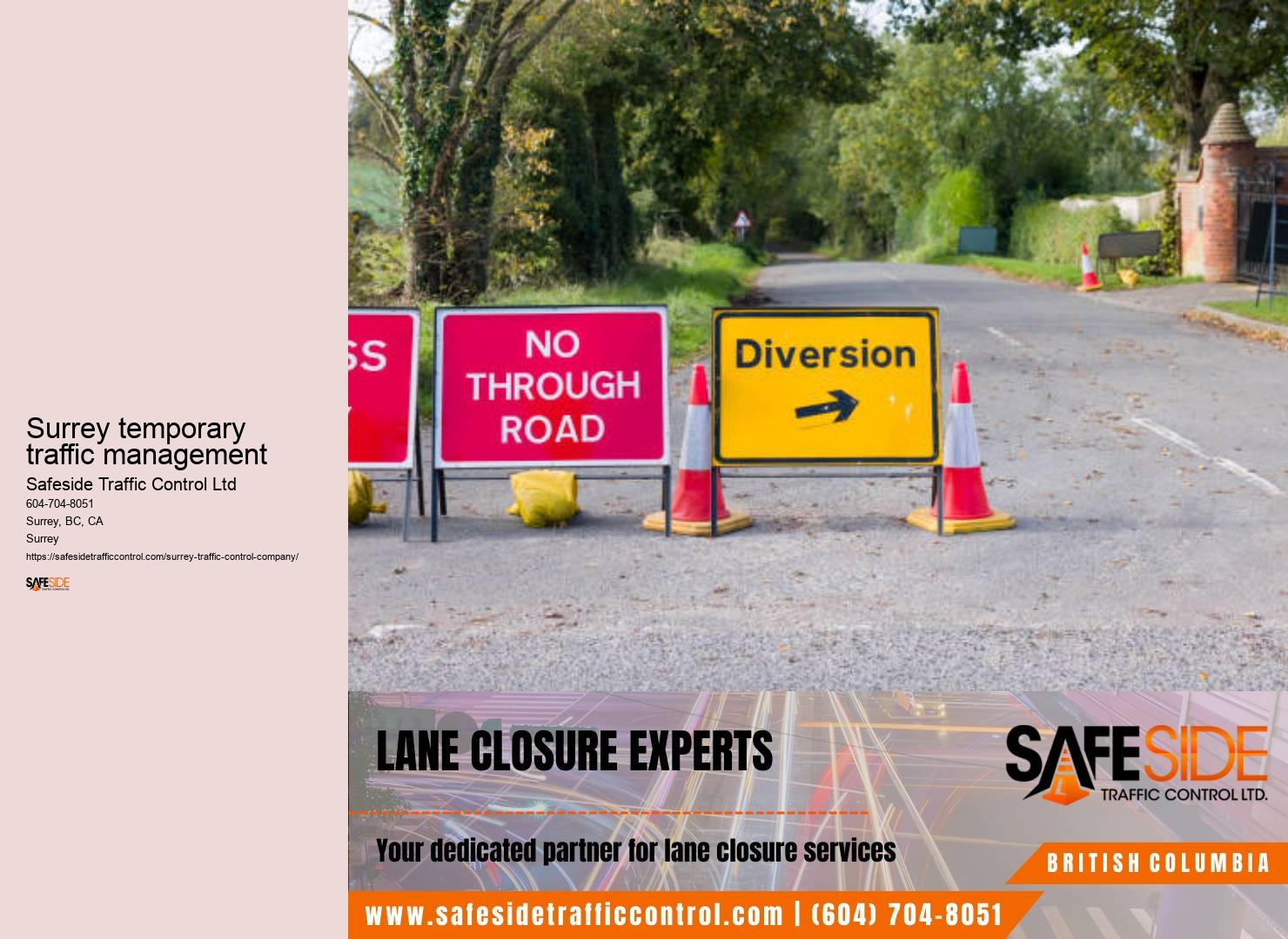 Surrey traffic control permit processing