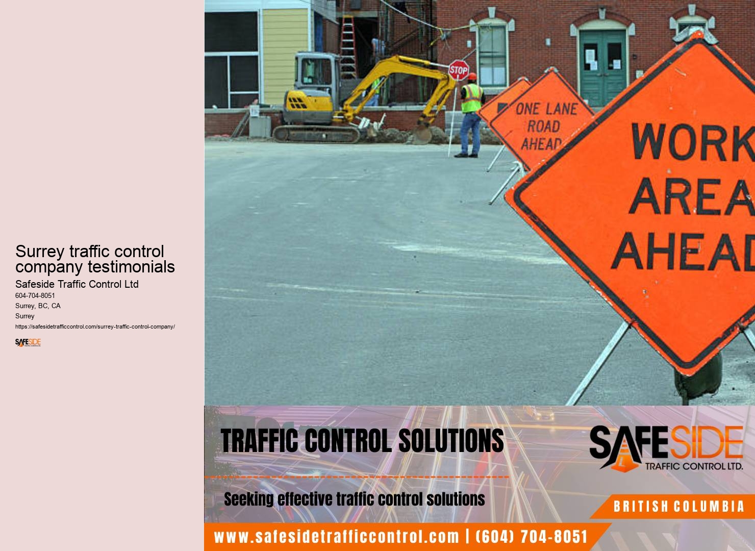 Roadwork management