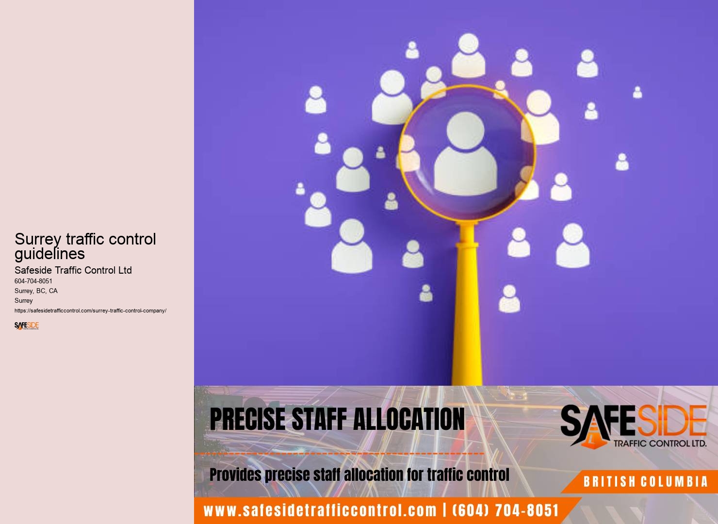 Traffic control system customization Surrey