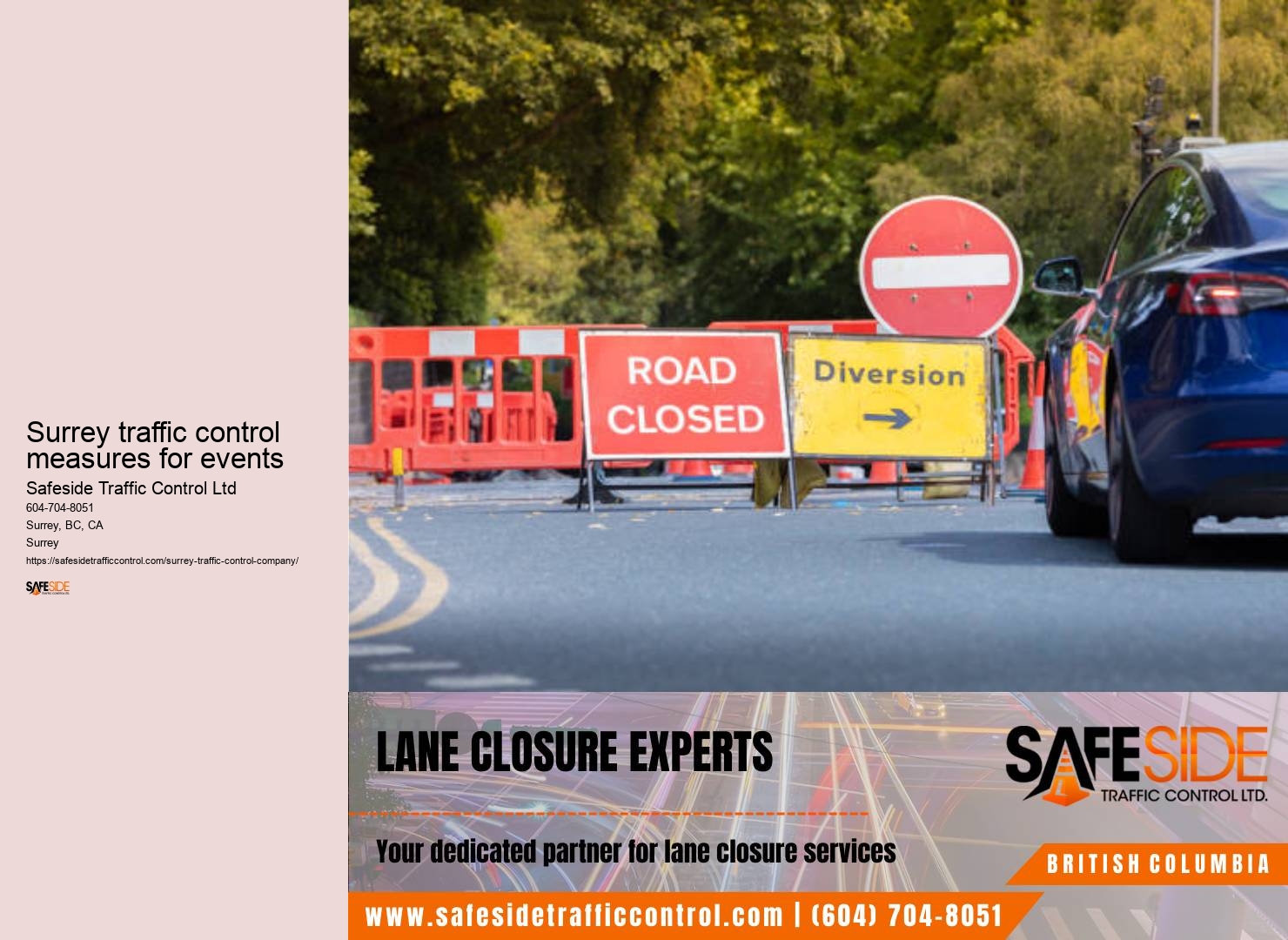 Traffic control system validation Surrey
