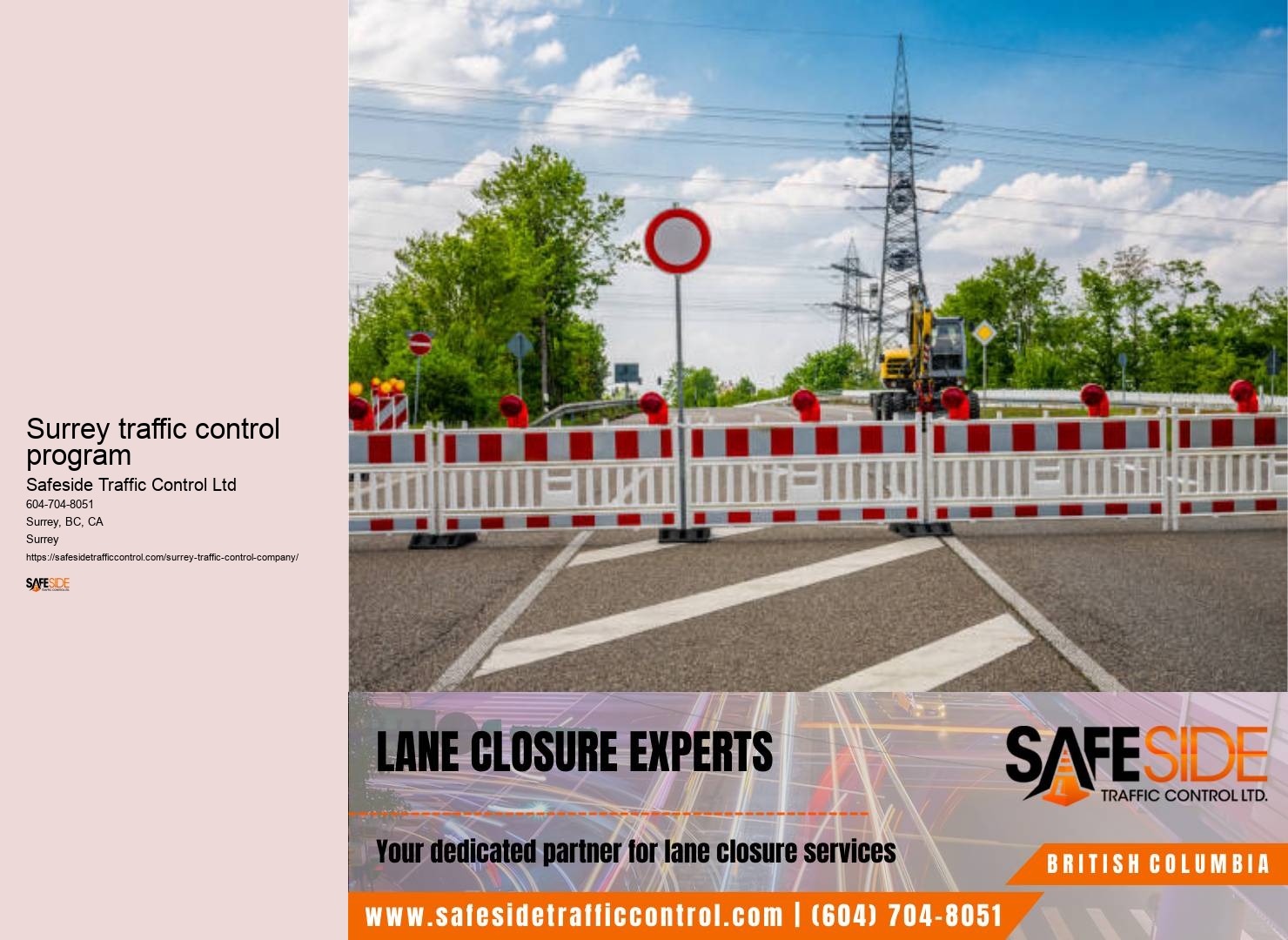 Traffic control management Surrey