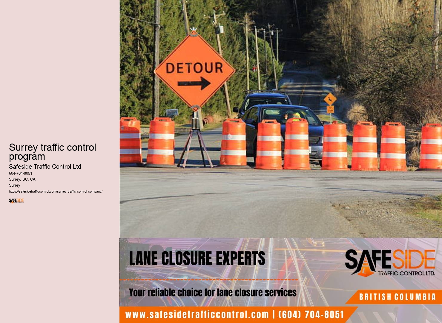 Surrey traffic control devices suppliers
