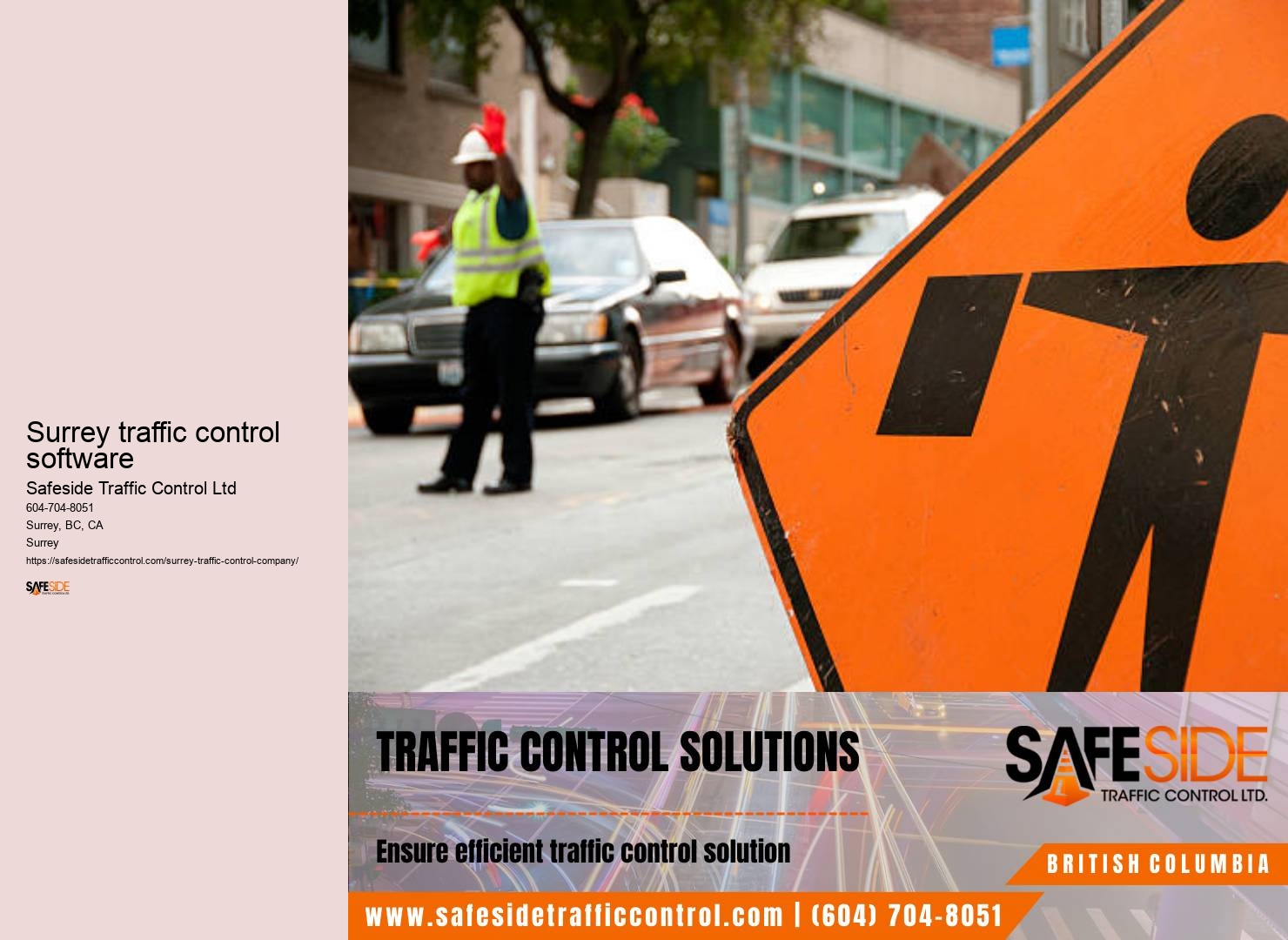 Traffic control system maintenance Surrey