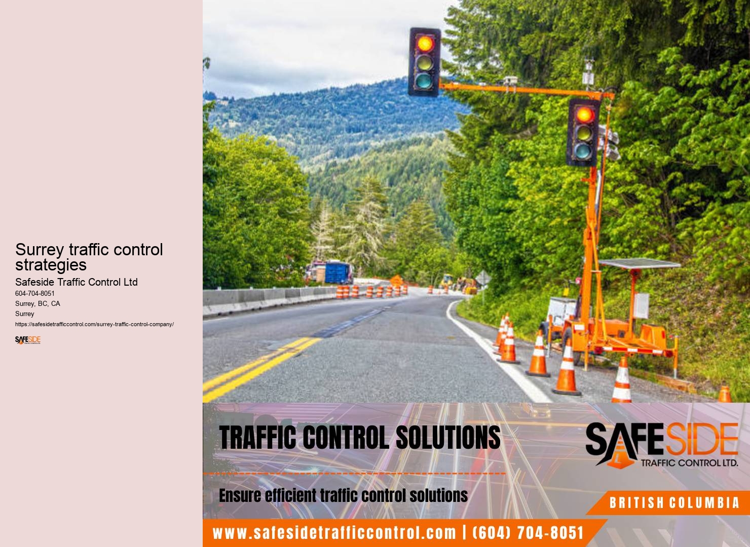 Surrey traffic control on highways
