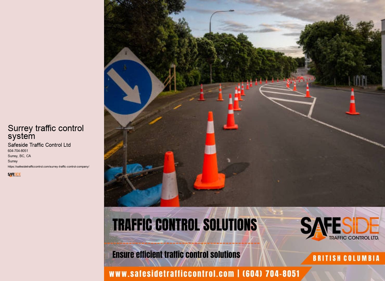 Traffic control jurisdiction Surrey