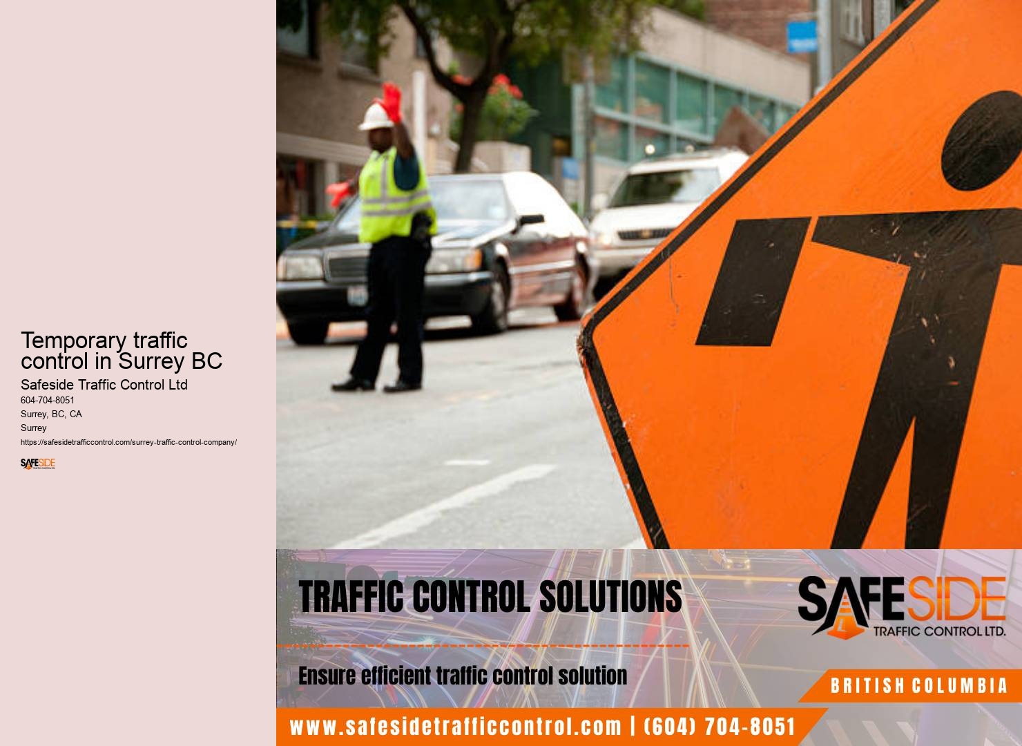 Traffic control system integration Surrey
