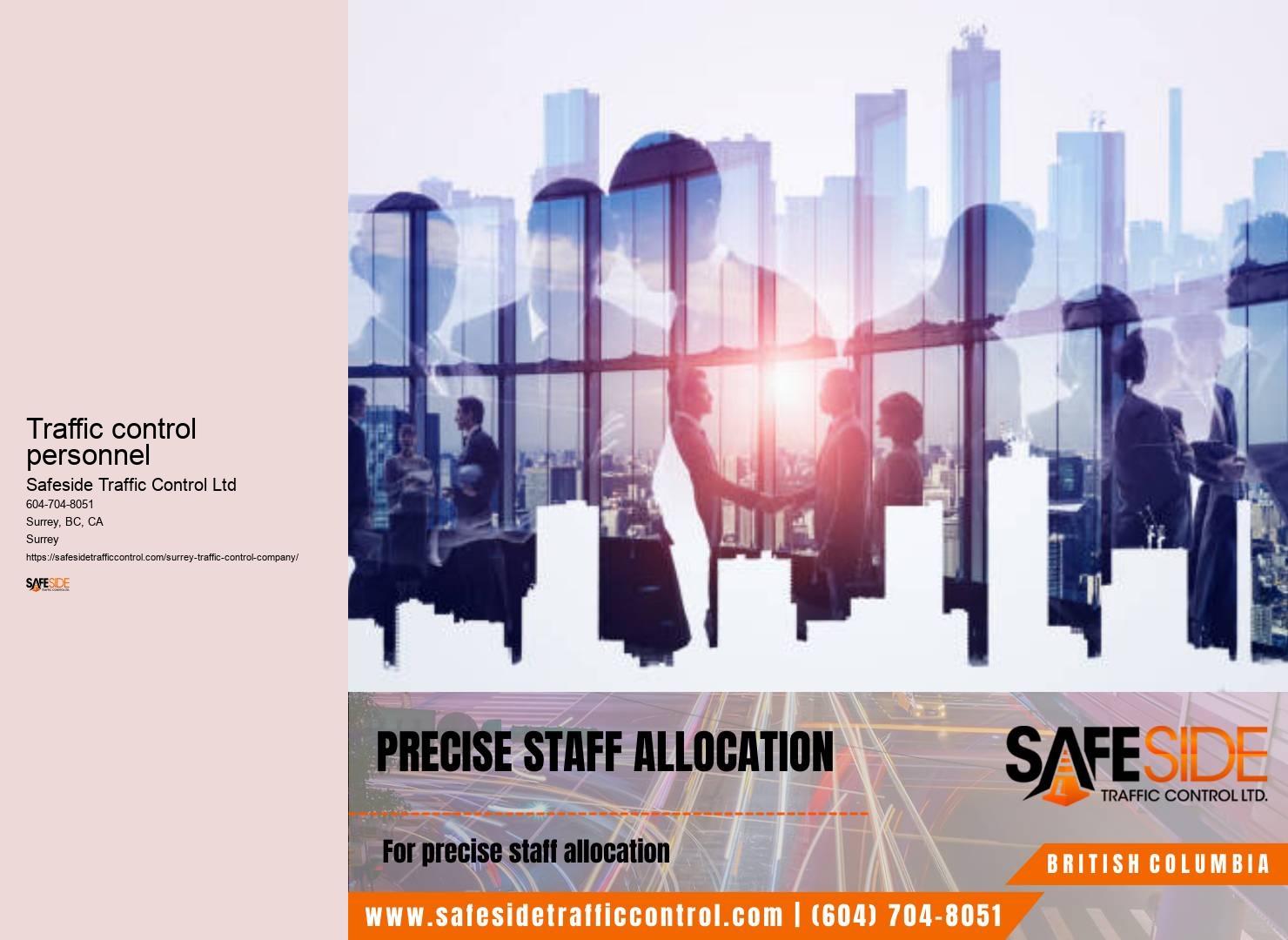 Traffic control system support services Surrey