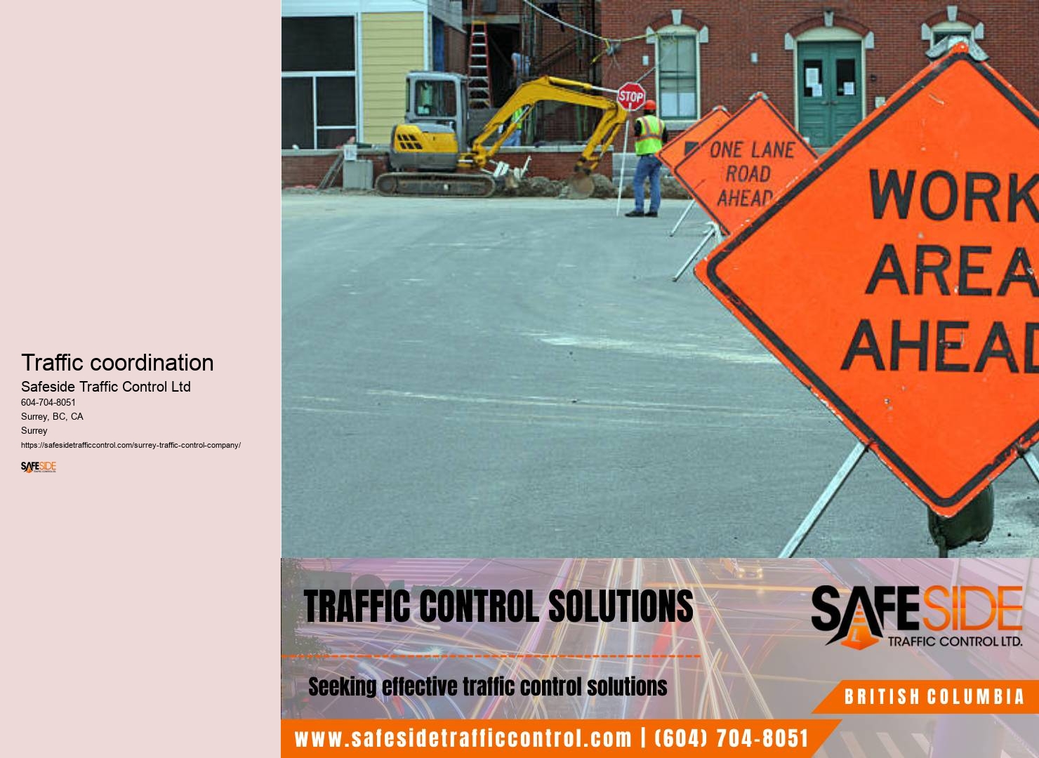 Surrey event traffic management services