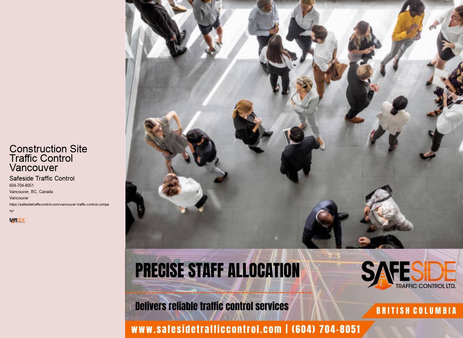 Professional Flagging Services Construction Site Traffic Control Vancouver