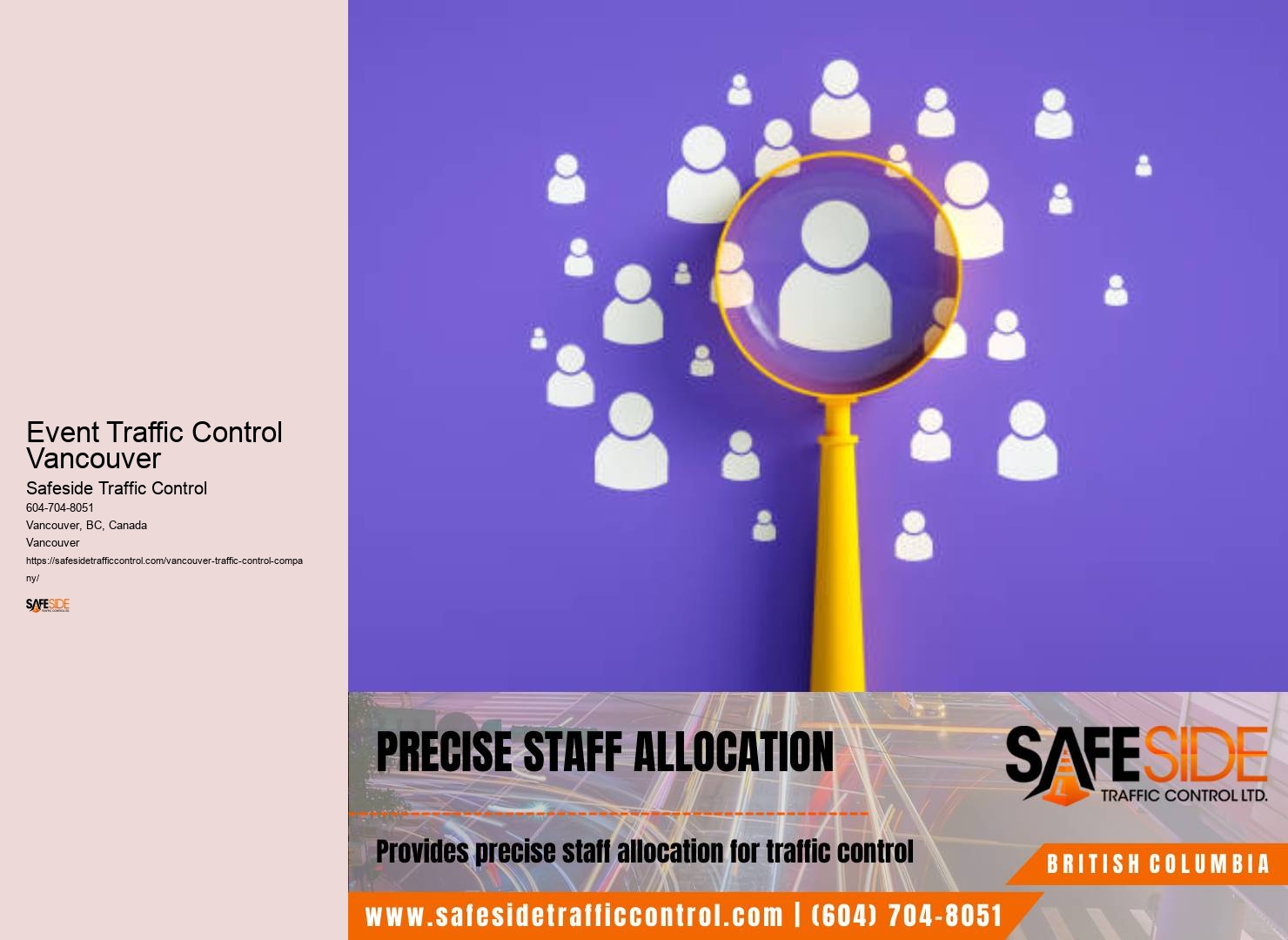 Event Traffic Control Vancouver traffic control devices rental and maintenance