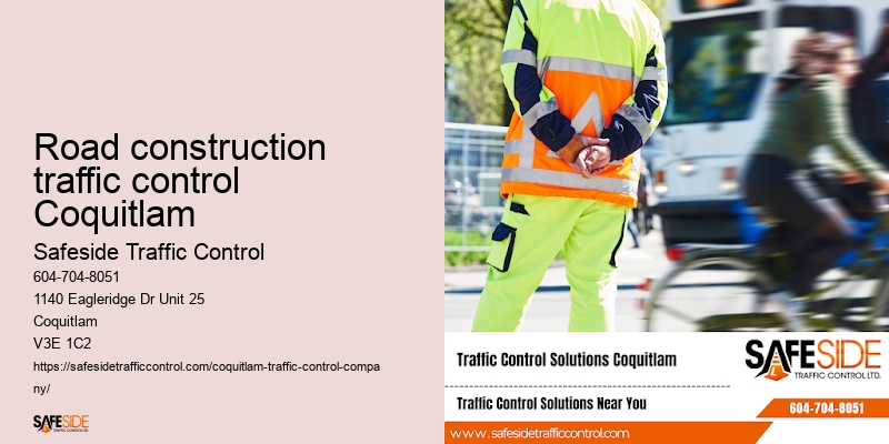 Road construction traffic control Coquitlam
