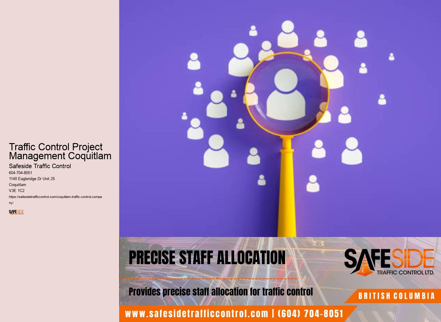 Event traffic planners Traffic Control Project Management Coquitlam