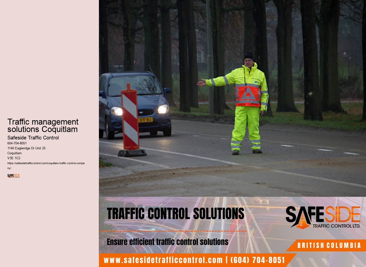 Traffic management solutions Coquitlam traffic management experts